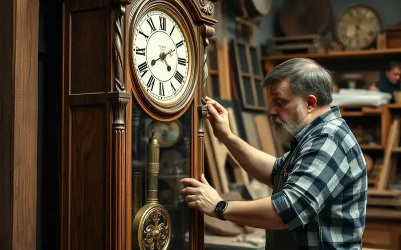 Clock restoration workshop
