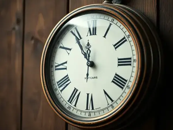 Vintage wall clock restoration